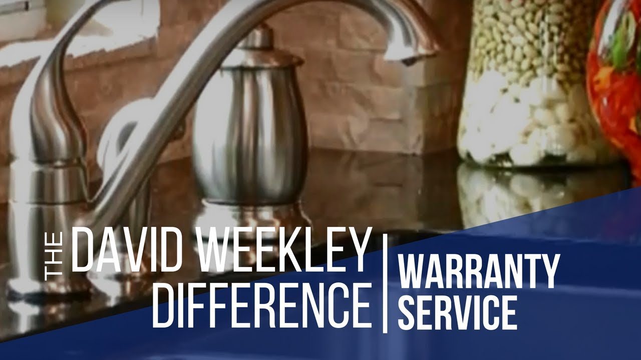 Warranty Service David Weekley Homes YouTube