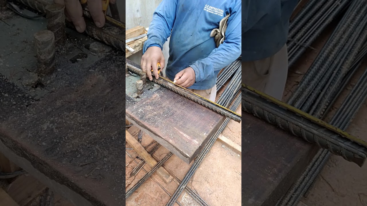 como dobrar ferro de 25mm