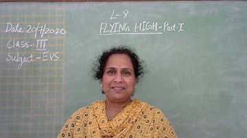 Class III EVS Chapter-8: Flying High(Part-1)