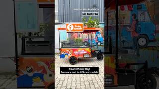 Tow your food cart. Tow cart. Franky station. Bike food cart. Azimuth food carts. Food business.