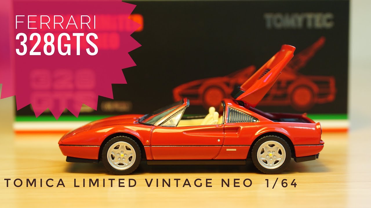 トミカリミテッドヴィンテージネオ フェラーリ 328 GTS 赤 レッド 激レア TOMICA LIMITED VINTAGE NEO Ferrari 328GTS 1/64 diecast car