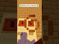 Can You Make This Minecraft Fridge🧐? #minecraft #shorts #fyp #minecraftbuilding #minecraftshorts