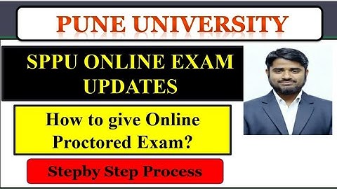 SPPU | How to Give Online MCQ Exam? | Stepby Step Process | Demo | Oct-Nov 2020