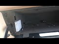 98-05 Mercedes benz W163 ML320 ML500 ML430 Glove Box Removal