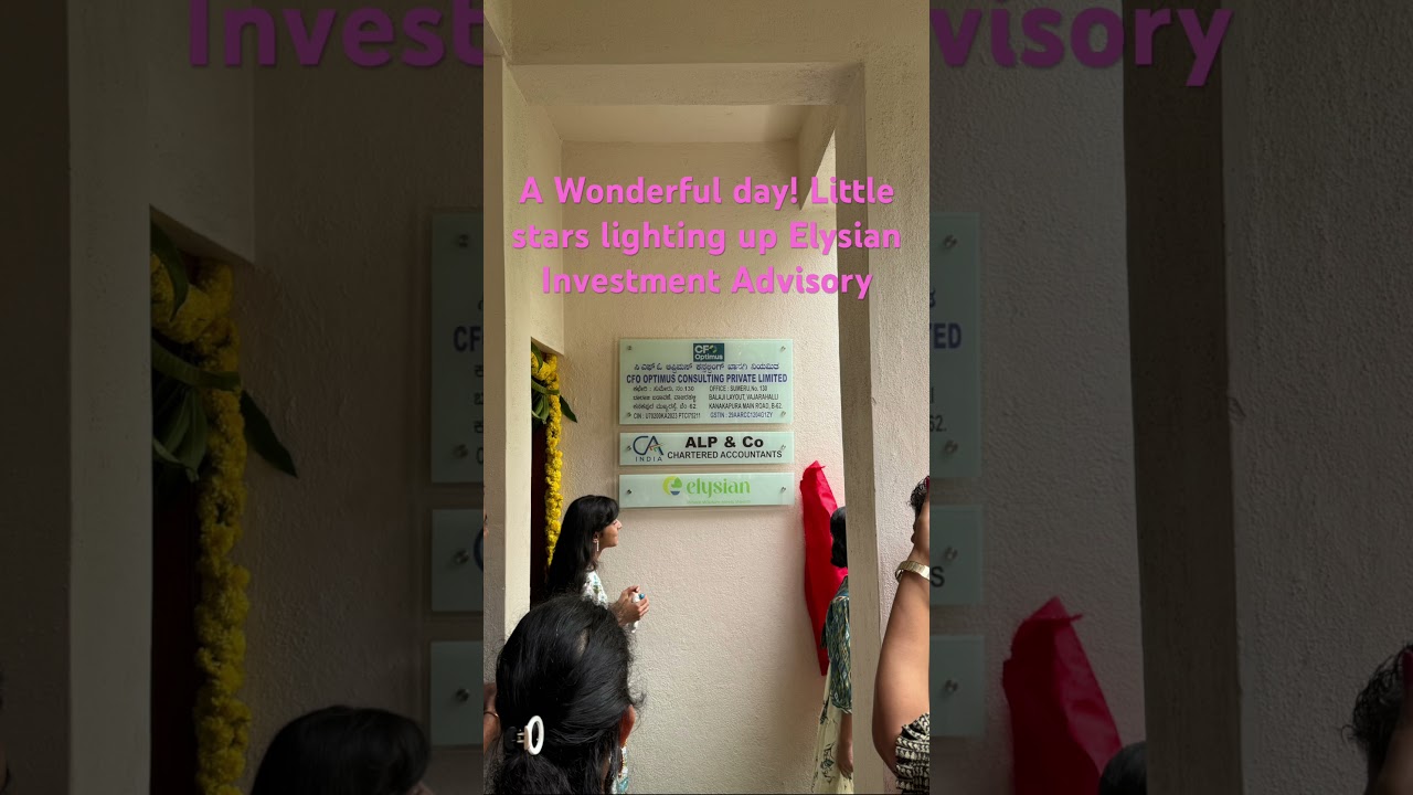 Elysian Inauguration #education  #stockmarket #sebiregistered