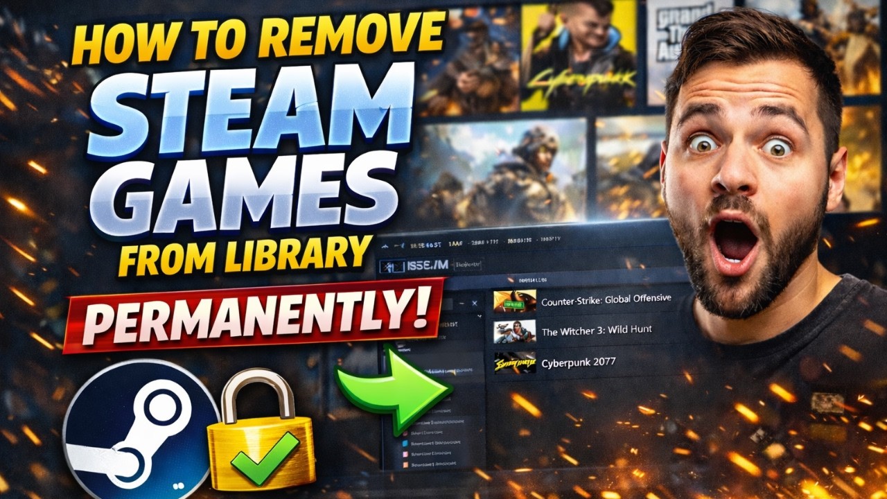 How To Remove Steam Games From Library Permanently Not Just Uninstall 