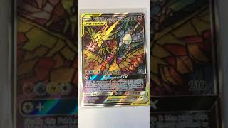 Pokemon  a Closer Look -- Moltres & Zapdos & Articuno GX SM210 Promo Full Art Hidden Fates ( 59 )