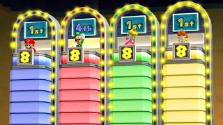 Mario Party 9 - Step It Up - Mario vs Luigi vs Peach vs Daisy (Master Diffiuclty)