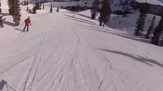 Skiing Devils Elbow at Alta Utah - GoPro