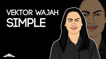 Membuat Vektor Wajah Simple / Make a Minimalist Face Vector Art - Corel Draw X7