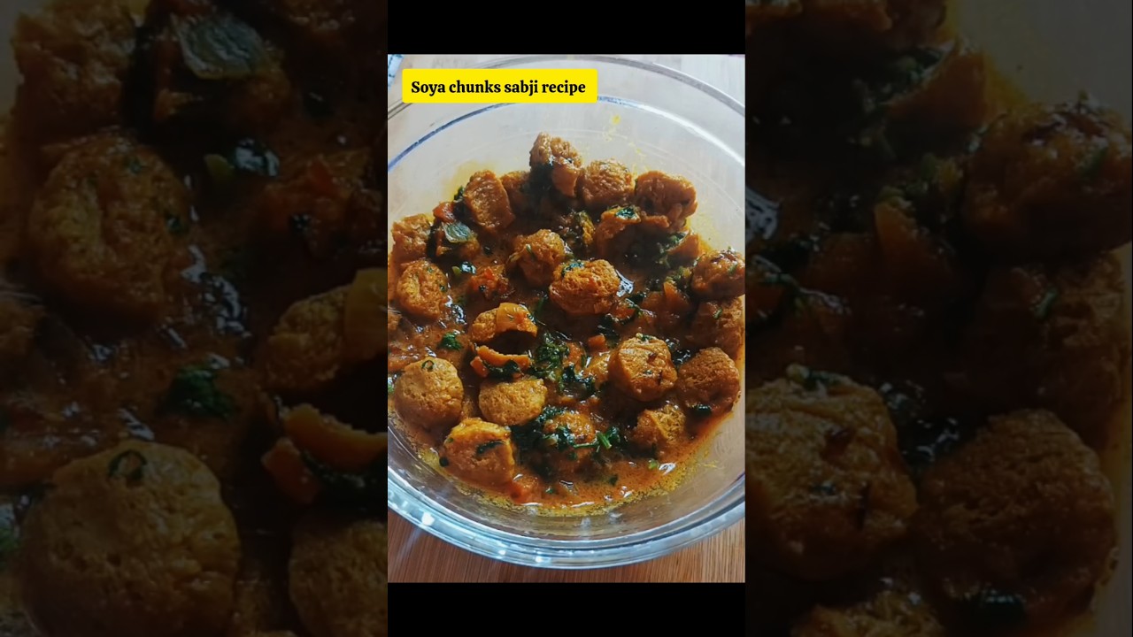 “Healthy Soya Chunks Masala 🥘 | High Protein Desi Sabji”