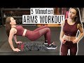 5 MINUTEN ARM WORKOUT für Zuhause | Homeworkout für Straffe Arme