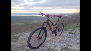 Карбоновый двухподвес с АлиЭкспресс за 200 к в 2025 году на раме Spcycle m868 (китайский Orbea Oiz)