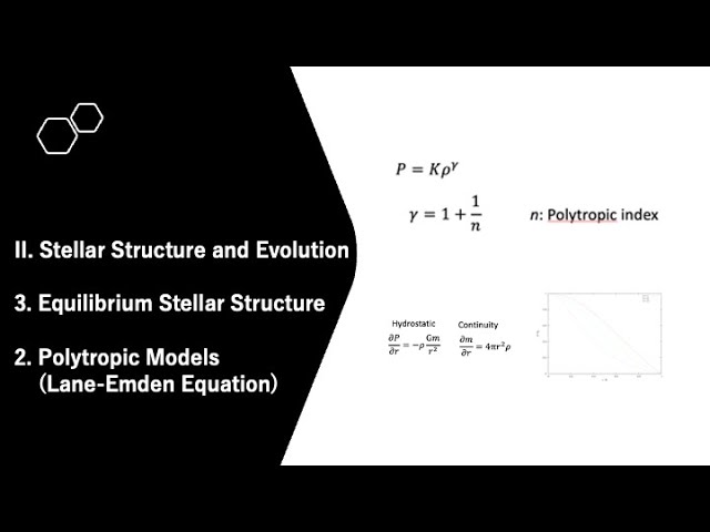 II.3.2. Polytropic Models (Lane-Emden Equation)