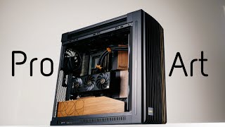 The All ProArt PC - Wooden Mod PC Build. DIY themed case.