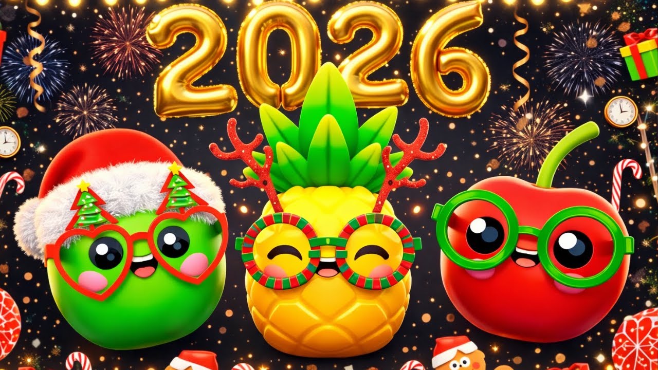 Cute Sensory Fruits Dance 🌈🍌 | Colorful Music and Fun for Kids