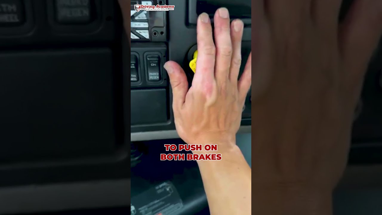 Airbrake Test With A CDL School Owner DRIVING ACADEMY