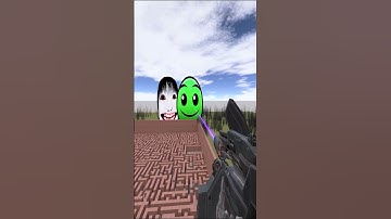 Destroying Yoshie Kimura and Fire In The Hole Nextbot in Big Maze Gmod