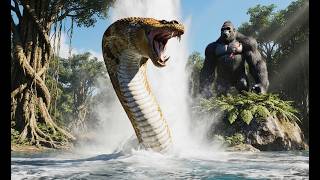 Apex Titan Gorilla vs Giant Serpent  VEO 3.1 AI Cinematic