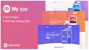 MyApp - Unbounce App Lead Generating Landing Page | Themeforest Website Templates and Themes