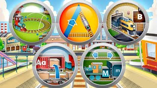 Kids Abc Trains - We Write, Were Going By Train- Apps - Boys And Girls Lets Play Games Together.