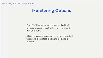 CloudTrail vs AWS Access Logs -- Traffic Monitoring Options for S3