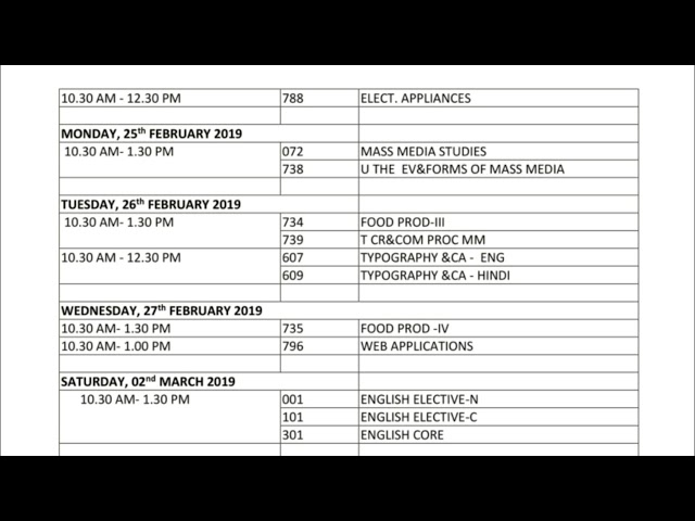 Up Board Class 12 Time Table 2015 Pdf