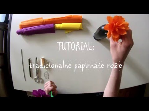 Video: Kako Narediti Papirnate Rože