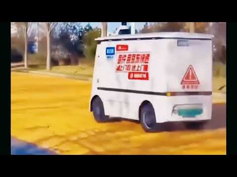 China's Autonomous Delivery Vans vs Reality Level 4 Chaos
