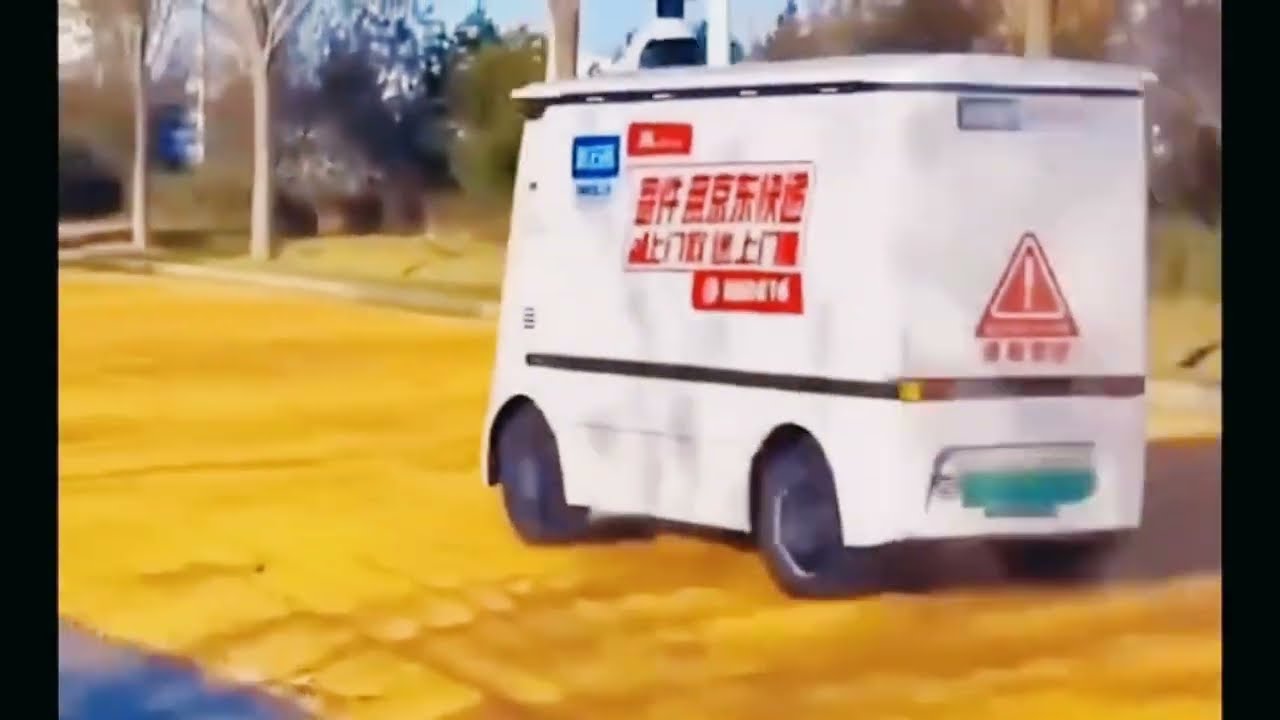 China’s Autonomous Delivery Vans vs Reality (Level 4 Chaos)