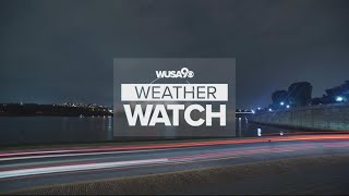 Watch: Storms taper to showers overnight
