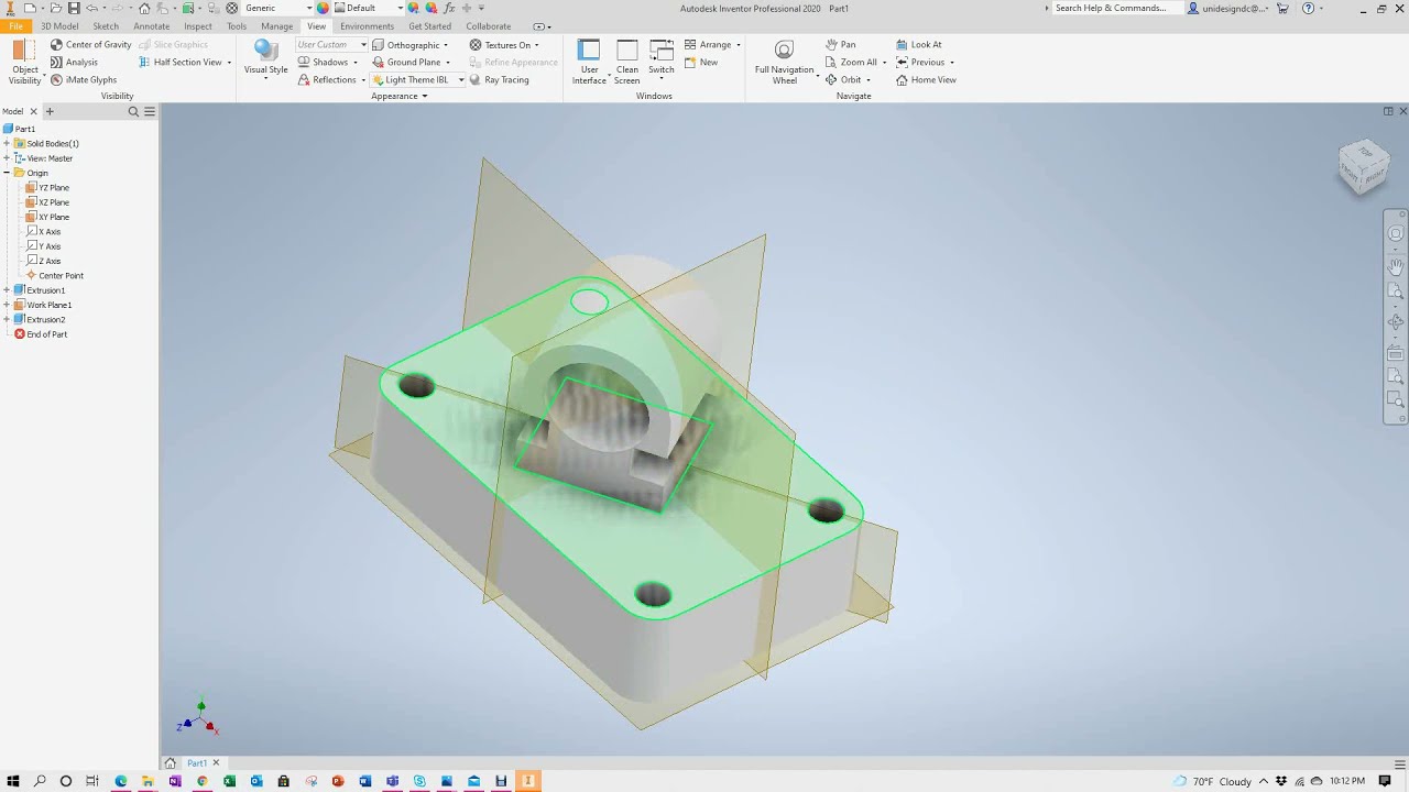 autodesk inventor fishing pole instructions Inventor Rod Guide Design Angled Work plane