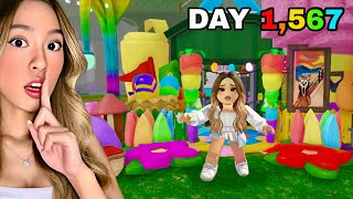 I Built A RAINBOW BASE In 99 Nights In The Forest!