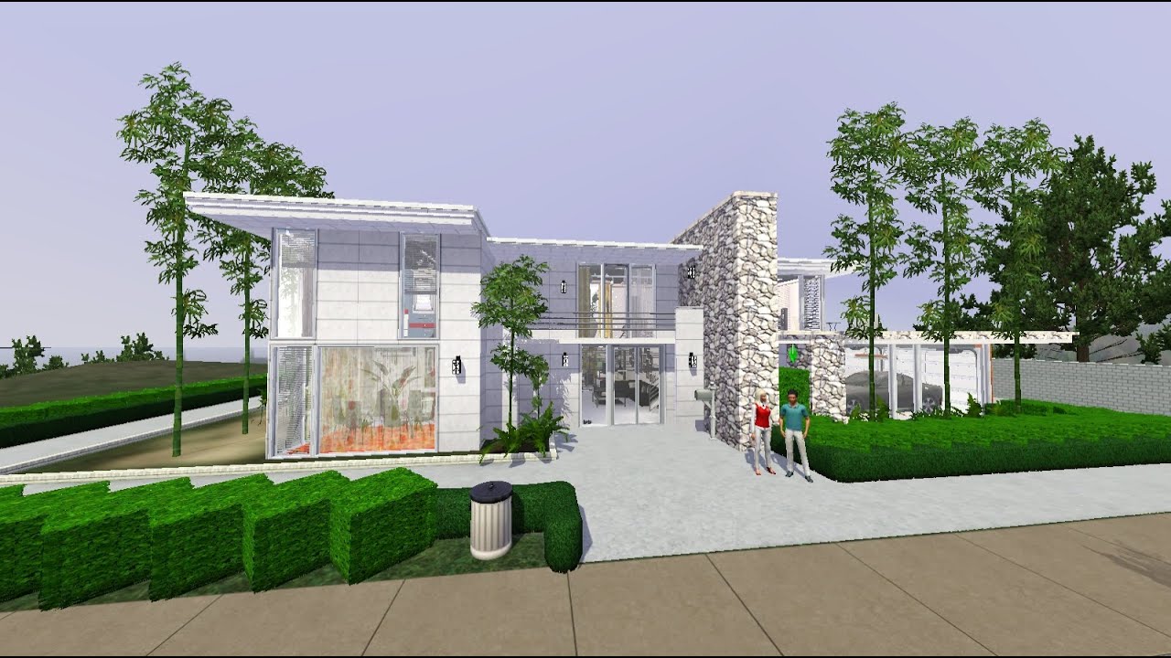 The Sims 3.Modern house. Country house "Electra".Современный дом.Вилла"Электра".