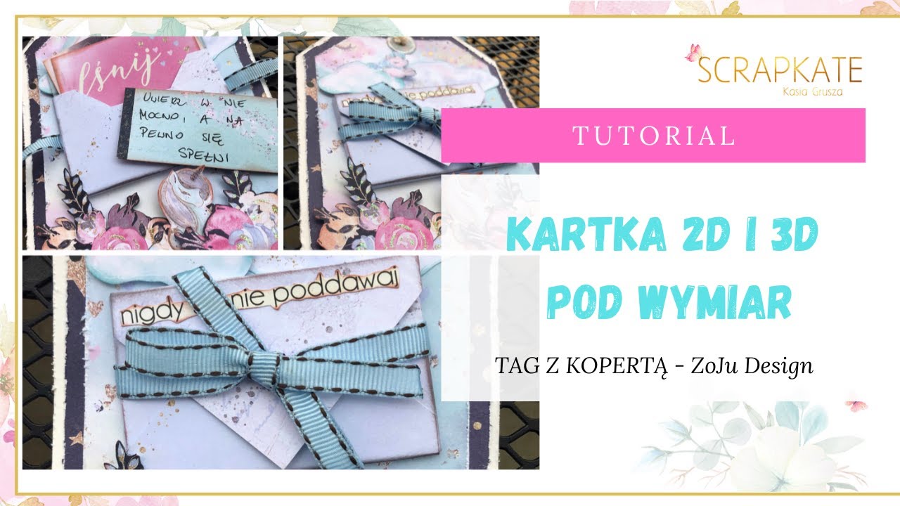 KOPERTA I KOPERTA 3D POD WYMIAR, TUTORIAL, DIY, ZOJU DESIGN
