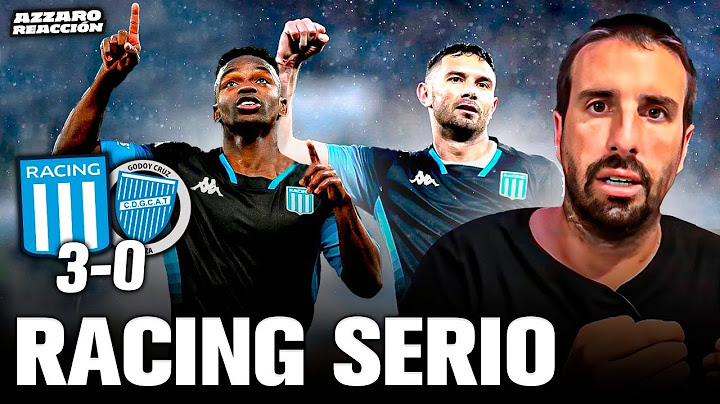 RACING 3-0 GODOY CRUZ / AZZARO REACCIÓN Y ANÁLISIS