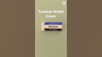 ANIME Star: The Tombow MONO Eraser 💙 🤍 🖤
