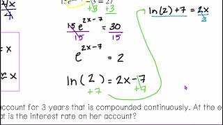 Review of e, Natural Logs, and Continuous Compounding