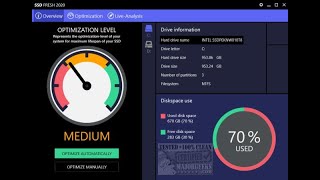 Optimize Your SSD Drive With SSD Fresh screenshot 4