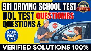 911 DRIVING SCHOOL KNOWLEDGE TEST STUDY GUIDE QUESTIONS AND ANSWERS GUARANTEED SUCCESS News