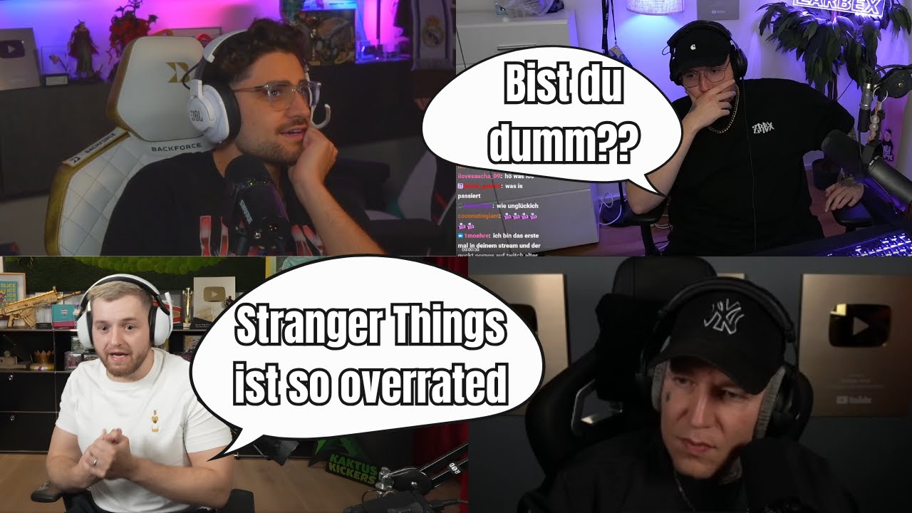 WAS IST DIE BESTE SERIE JEMALS? 👀📽️ Lustiger Crashout-Talk mit Monte, Trymacs, Zarbex & Willy 👀🔥