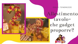 DIY-ALLESTIMENTO TAVOLO-CHE GADGET PROPORRE? VI MOSTRO QUALCOSA!