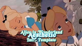 Alice in Wonderland Aesthetic Intro Template