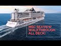 Msc Seaview , passeggiata per la nave con visita a tutti i piani. MSC SEAVIEW Walkthroug!