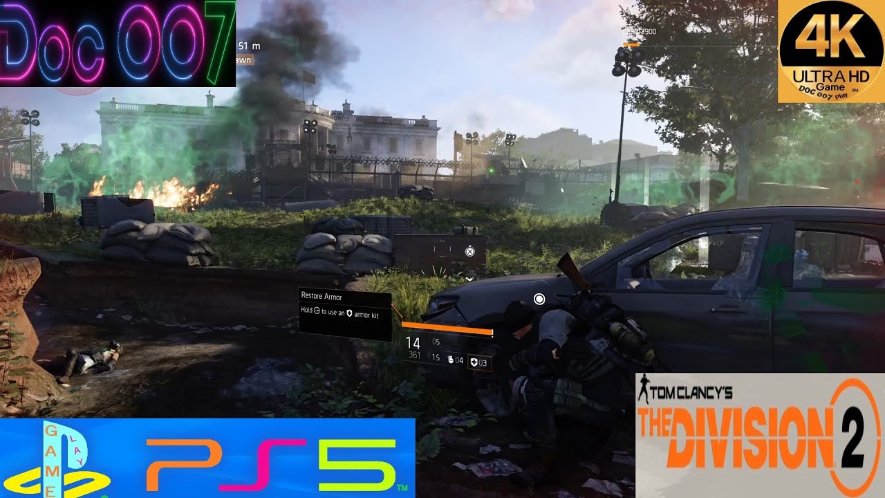 Tom Clancys Division 2 Prologue PS5 Game Play 4K YouTube Tom Clancys Division 2 Prologue PS5 Game Play 4K YouTube