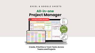 Ultimate Project Management Tutorial | Project Manager | Gantt Chart, Task Tracker in Google Sheets