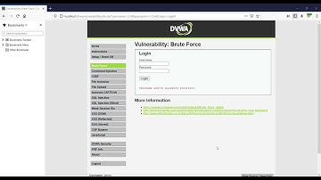 Vulnerability  Brute Force  Damn Vulnerable Web Application DVWA v1 10  Development