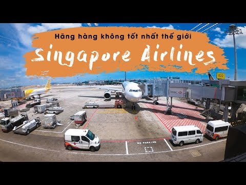 Video: Chỗ để chân trên Singapore Airlines là bao nhiêu?