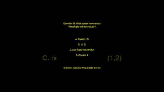 Dot Net Programming Questions | C# Collections & Generics Practice Quiz | Part 5 - Question 04