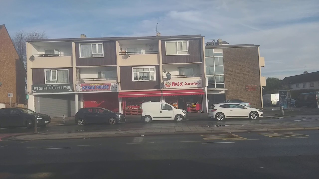 Onboard VH45137. Uxbridge Road/Hampton Sainsbury's Browells Lane